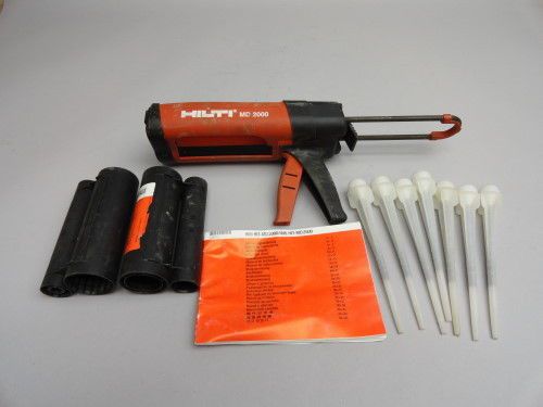 Hilti MD2000 MD 2000 epoxy caulk adhesive sealant gun dispenser 2 part