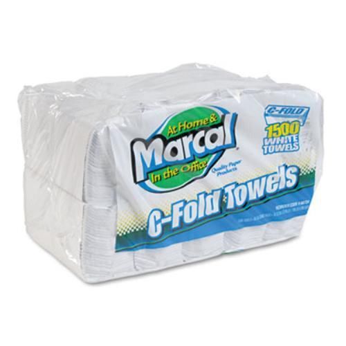 Marcal C-fold Bundle Hand Towel - 150 Per Pack - 10 / Carton - 10&#034; X (6724)