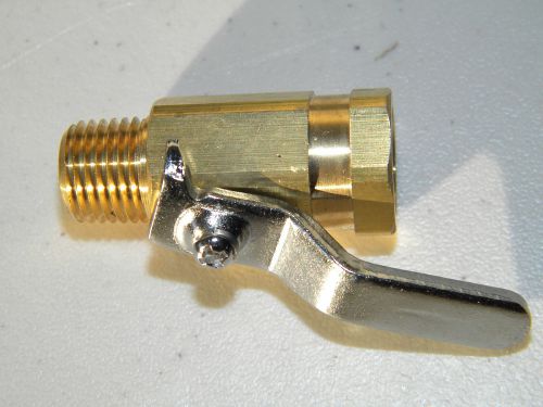 Carpet Cleaning - 1/4&#034; Brass Shut-Off Valve for Wand
