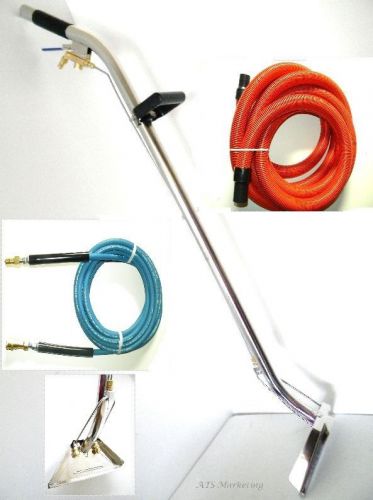 Carpet cleaning - 12&#034; 2-jet wand 1 1/2&#034; vacuum hose orange for sale