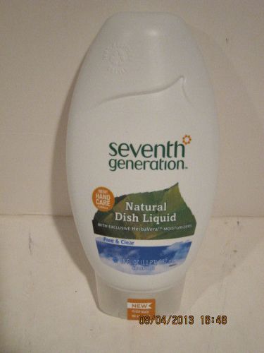 SEVENTH GENERATION NATURAL DISH LIQUID-BRAND NEW SEALED PACKAGE-FREE SHIPPING!!!