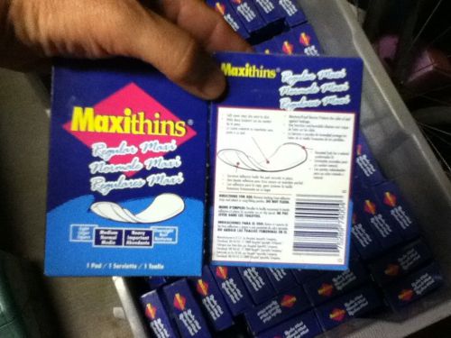 Maxithin Pad Folded, Vending Box Style 120+ Partial Case available Maxipad