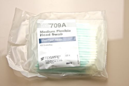 Texwipe medium flexible head swab tx709a 100 swabs/bag for sale