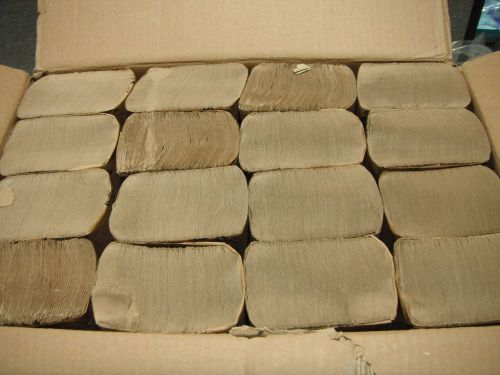 Brighton professional natural multifold towels 16 packs - 4000 count for sale