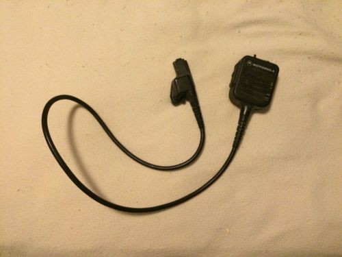 Motorola nmn6228c public safety mic with earpiece jack - no reserve - ht1000 for sale