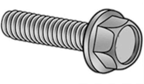 1/4-20x7/8 Hex Flange Bolt UNC Stainless Steel, Pk 25