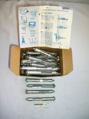 Vintage Hollow Wall Anchors 30,  3 1/2&#034;, 1/4 XL for Use in Walls 1 1/4&#034;-1 3/4&#034;