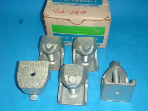 New, lot of 5, oz gedney is-502 insulator supports, beam clamps, new in box, for sale