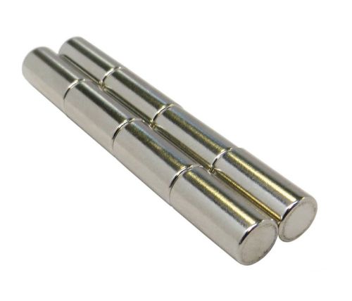 New neodymium super magnets 1/4&#034; x 1/2&#034; cylinder - set of 8 for sale