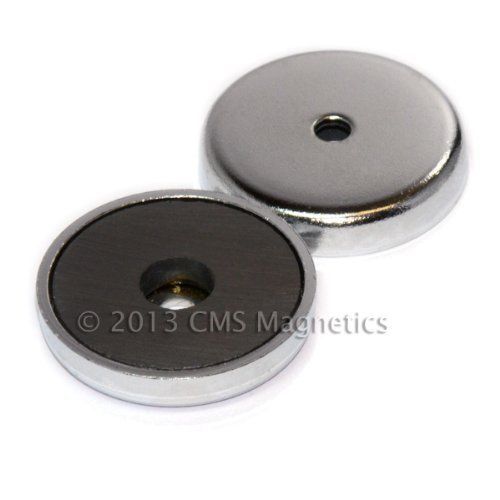 Cms magnetics? 15 lb round base magnet rb36 1.42&#034; cup magnet - 4 count for sale