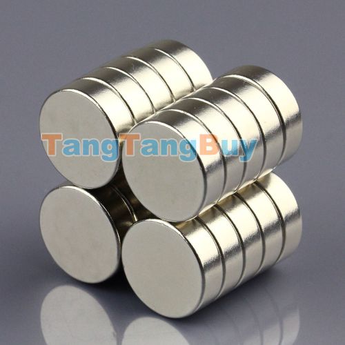 20pcs Super Strong Disc Round Cylinder Magnets 16 x 5mm Rare Earth Neodymium N50