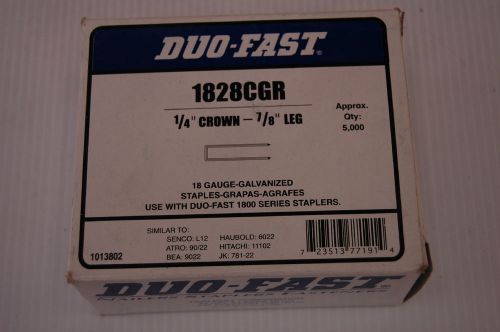 Duo-Fast Staples 1/4&#034; Crown-7/8&#034; Leg  (1828CGR)