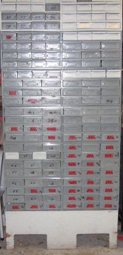LARGE CABINET LOADED WITH STAINLESS STEEL SCREWS-NUTS-BOLTS STANDARD NEW
