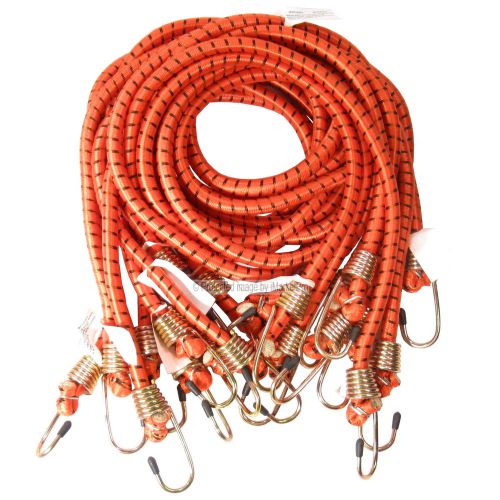 10 pk heavy duty 48&#034; 4&#039; long x 1/2&#034; dia thick bungee cords tie down cord strap for sale