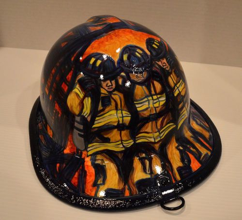 Custom Painted Fire Helmet (Bullard)