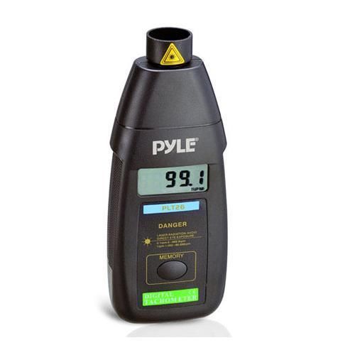 Pyle Professional Digital Non Contact Laser Tachometer #PLT26