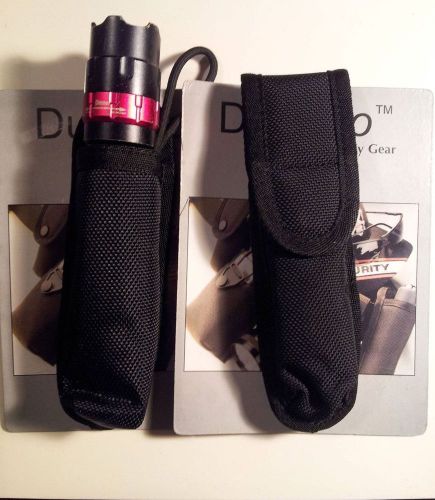 Set of 2 high quality black   flashlight / utility pouch  -  new for sale