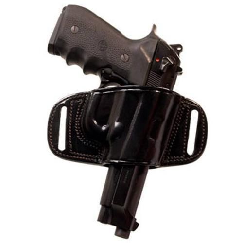 Tagua BH2-300 1.75&#034; Leather RH Black Quick Draw Belt Holster For Glock 17/22/31