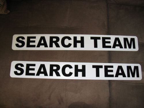 SEARCH TEAM Magnetic Signs 3x24 vehicle k9 dog 4 Car Truck Van SUV Trailer dive