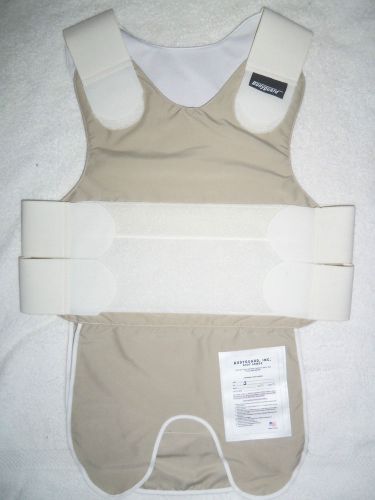 Carrier for kevlar armor + tan size s/w + bullet proof vest by body guard++new++ for sale