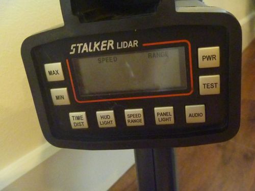 STALKER LIDAR LZ1 WITH 15 DAY WARRANTY, POLICE LASER RADAR GUN -SUPERB condition