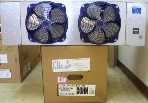 New bohn air defrost 2 fan walk in cooler evaporator 7,000 btu&#039;s ec motors r22 for sale