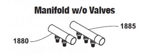 Manifold w/o valves 3-loop for sale