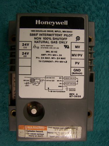 Honeywell S86F 1042 intermittent pilot control non-100% shutoff ICP 612919