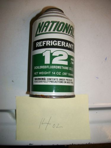 (1)-14OZ CAN NATIONAL R12 FREON REFRIGERANT FOR AUTOMOTIVE AC SYSTEMS NOS