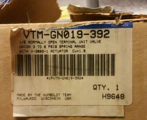 New johnson controls terminal unit valve vtm-gn019-392 cv=1.9 v-3802-1 actuator for sale