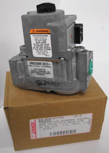 Lennox 60j59 honeywell vr8205m 2823 gas valve 24vac coil  1/2 &#034; inlet &amp; outlet for sale