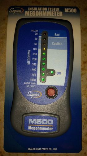 Supco m500 megohmeter for sale