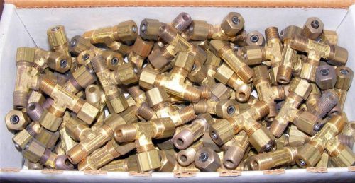 Parker air brake fittings VS271NTA-4-2 Male Run Tee lot of 10 new stamped DOT
