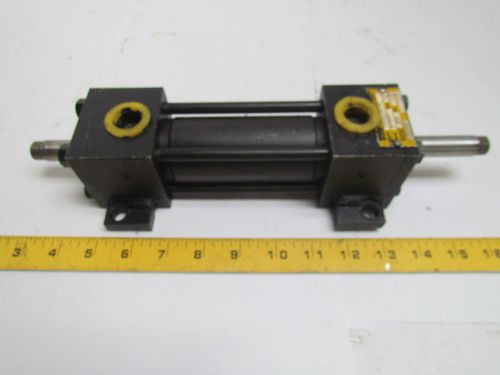 Parker Hydraulic Cylinder 1-1/2&#034; Bore 3&#034; Stroke Double Rod 3000PSI HD Series