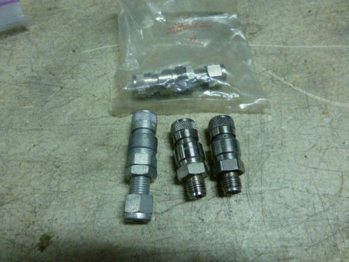 4 new swagelok ss-qc4-b1-400 quick connect       no reserve for sale