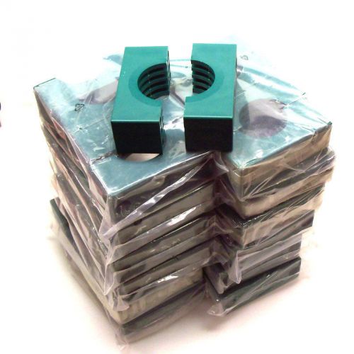 Lot of 50 parker rcp6101.6x metric 4&#034; polypropylene clamps halves for sale