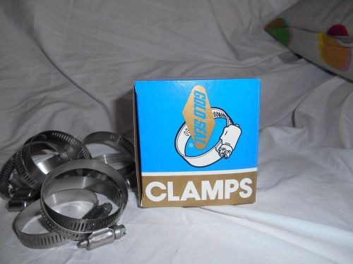 H32SS GOLD SEAL Stainless Steel HOSE CLAMPS RANGE:1-9/16&#034; TO 2-1/2&#034; (BOX OF 10)