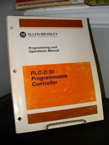 Allen Bradley PLC-2/30 Programmable Logic Controller PLC Programming Manual SC