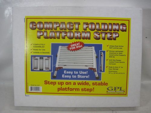 Gpl model no. h-21 compact folding platform step *new* for sale