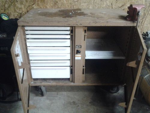 Knaack 49 rolling workbench with vise for sale