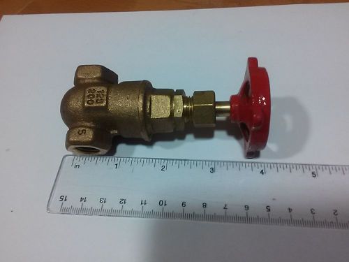 Milwaukee 105 bronze gate valve 1/4&#034; threaded ends for sale