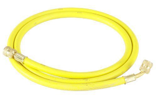 Robinair 65160 60&#034; enviro-guard hoses with ball valves, yellow for sale