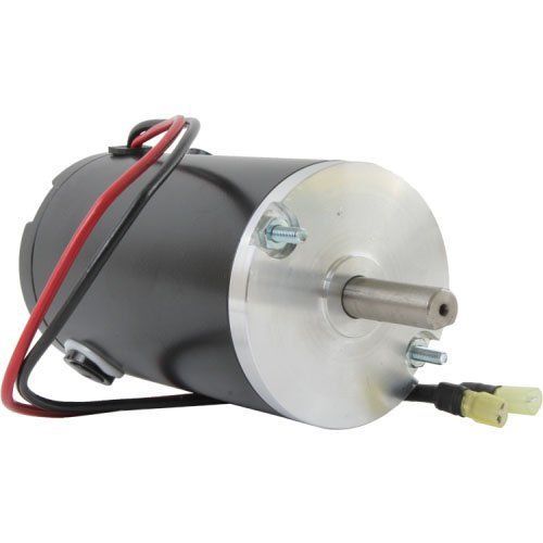 NEW 12V DC SPINNER MOTOR FISHER POLY CASTER 1/2&#034; SHAFT 10T COGGED PULLEY 78300
