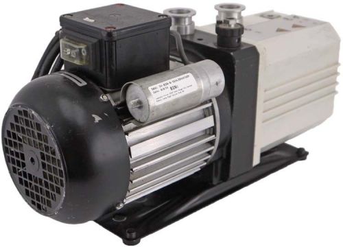 Leybold trivac d10e dual-stage oil-sealed rotary vane high vacuum pump #2 for sale