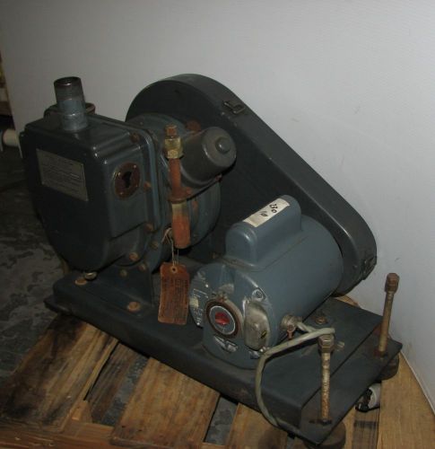 Welch duo seal two stage high vacuum pump model 1397 for sale