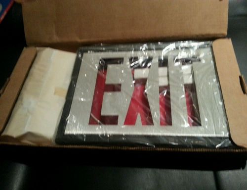 Exit sign with light