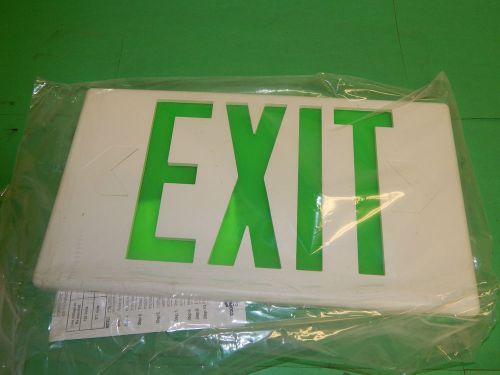 Sure-Lites LED LPX Exit sign replacement face 004-681 green lettering 004681