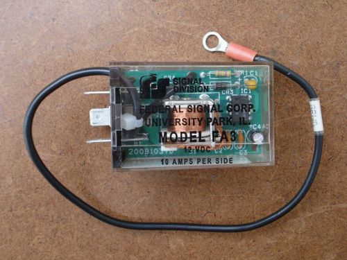 Federal signal model fa3 light bar flasher module device 12 vdc for sale