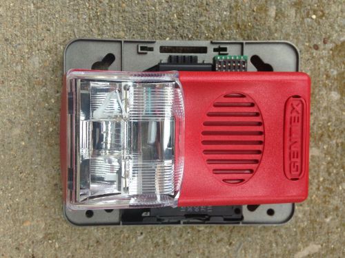 Gentex GEC3 24WR fire alarm siren and strobe