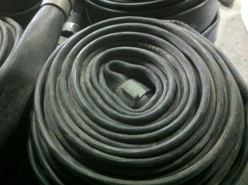 Snap-tite 2-1/2&#034; x 50&#039; rubber covered dura light fire hose, usa for sale